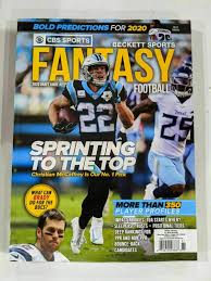 Create or join a fantasy football league, draft players, track rankings, watch highlights, get pick advice, and more! Cbs Sports Fantasy Football Beckett Sports Magazine 2020 Cbs Sports Magazine Fantasy Football Amazon Com Books