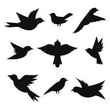 Download Birds Silhouettes Collection For Free In 2020 Bird Silhouette Flying Bird Silhouette Bird Stencil