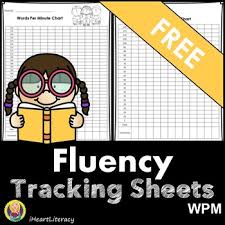 Free Reading Fluency Charts By Iheartliteracy Teachers Pay