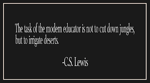 C S Lewis Education Quote Digital Art By Trudy Clementine