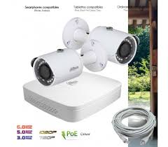 Logitech circle caméra de surveillance filaire intérieur/extérieur, résistante aux intempéries compatible avec alexa, homekit et google assistant.découvrez notre gamme de caméras ip filaires de vidéosurveillance. Kit Avec 2 Camera Ip De Video Surveillance 1080p Switch Poe