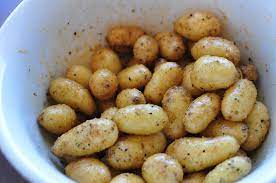Roasted Teeny Tiny Taters Meg S Everyday Indulgence Recipe Tiny Potato Yummy Potato Cooking