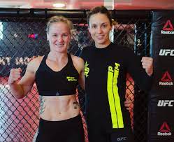 Valentina shevchenko with her sister antonina shevchenko at the ufc238 media day on 7 june 2019 (picture: Valentina Shevchenko Speaks About Her Interest In The Movie Industry