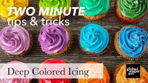 How To Get Deep Color In Your Icing Two Minute Tips Tricks Global Sugar Art