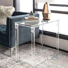 This Sophisticated Contemporary Acrylic Side Table Is An Instant Classic Designed For The Modern Tastemake Acrylic Side Table Living Room Side Table Furniture