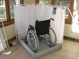 Ada and accessible shower stalls are designed so that once installed they are 'curbless' or have a maximum 1/2″ change of level. Liteshower Accesibles Portatil Cabina De Ducha Modelo Estandar Ebay