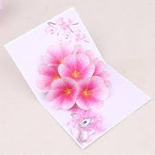 There's a reason the tradition of birthday cards has endured. Peach Blossom Greeting Cards Handmade Birthday Wedding Invitation 3d Pop Up Card Buy At A Low Prices On Joom E Commerce Platform