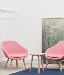 Lounging Around With Two Pink About A Lounge Chairs And The Bella Coffee Table Hay Haydesign Hay Bella Coffee Table Hay Lounge Chair Hay Furniture Chairs