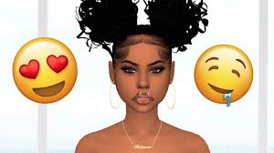 Instagram Baddie The Sims 4 Cas Cc List And Sim Download Youtube Sims 4 Black Hair Sims Hair Sims 4