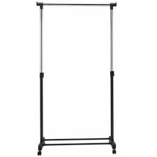 You simply lift one side of the whole and drag it behind you on two wheels. Buy Feelings Adjustable Garment Rack Clothing Rail With Wheels Online Shop Home Garden On Carrefour Uae
