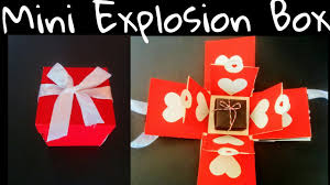 Personalize your explosion box pages by sticking photos of you and your kids! Mini Explosion Box Diy Love Box Valentine S Anniversary Gift Youtube