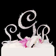 This cake is super trendy on instagram in 2018. Alphabet Numbers Large Silver Swarovski Monogram Diamante Crystal Cake Topper 12cm Cake Decorating Supplies From Cake Craft Company Uk