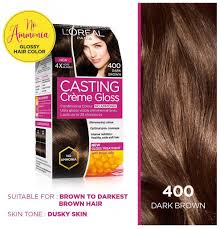 Loreal hair color remover works! Buy L Oreal Paris Casting Creme Gloss Hair Color Dark Brown 400 Online At Low Prices In India Paytmmall Com