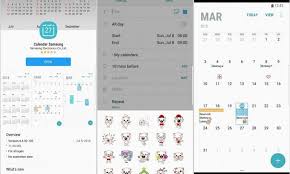 Samsung Calendar App Update Brings Stickers For The Galaxy S8 S8 And Note 8 Calendar App Game Download Free Download Games