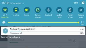 Those who take notice of technical details may wonder what app is this.? How To Enable Android System Webview Android System
