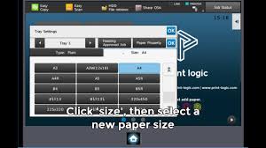 Sharp product drivers, software and downloads multifunction printers find drivers and software for your sharp multifunction printer on our international support page How To Change Paper Size Sharp Mfp 30 50 60 70 Youtube