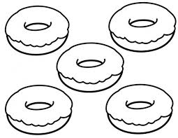 Donut Coloring Pages Best Coloring Pages For Kids Donut Coloring Page Food Coloring Pages Donut Drawing