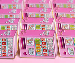 There are 132 pink vending machine for sale on etsy, and they cost $16.04 on average. Pink Vending Machine Pin By Glitter Bones Boutique Kei Collective