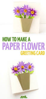 To pick up the flowers from the parchment paper, use tweezers so that nothing tears. 3d Flower Bouquet Card Paper Flower Diy Card Paper Flowers Flower Cards Handmade Simple Cards Handmade