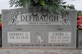 Judith C “Judy” Boutwell Defibaugh (1946-2006)