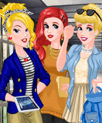 Video games starring the disney princesses. Princess Back To College Dress Up Game