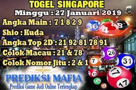 Prediksi Togel Singapore Minggu 27 Januari 2019 28 Januari Kamis 25 April