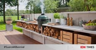 1,278 likes · 1 talking about this. Bosan Masak Di Dalem Rumah Intip 5 Desain Dapur Luar Rumah Ini