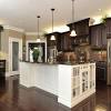 Partial open kitchen cabinets mixed with regular kitchen cabinets. 1