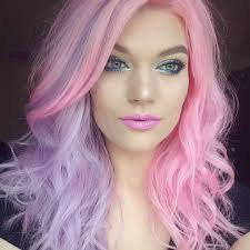Cotton Candy Hair Pastel Mermaid Hair Two Tone Pink Purple Unicorn Hair Cotton Candy Hair Pink Ombre Hair Mermaid Hair