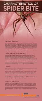 Upon close inspection, fang marks can be seen, notes webmd. Spider Bite Characteristics Causes Treatment Bulksupplements Com