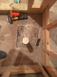 When this happens, you will see evidence of your basement drain backing up as the lowest point in the system (generally the. Prestubbed Shower Drain In Basement Terry Love Plumbing Advice Remodel Diy Professional Forum