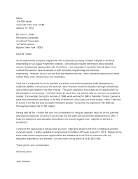 Example Cover Letter For Electrical Engineer Example Cover Letter