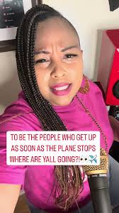 Why do people get up as soon as the plane lands