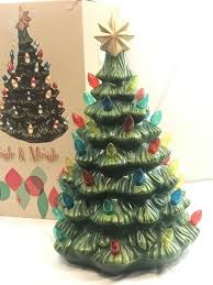 Christmas · 1 decade ago. Ceramic Light Up Christmas Tree Cracker Barrel Martinsburg Flea