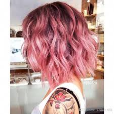 Blackombrehair In 2020 Hair Color Pink Short Hair Balayage Short Ombre Hair