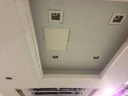 Sonance Is4c Invisible Speaker Mounted In The Ceiling Ready For Finish Plaster Installation By Kriton Electronics Design Smart Home Technology Home Technology