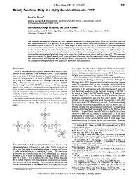 Density functional study of a highly correlated molecule, oxygen fluoride  (FOOF) | The Journal of Physical Chemistry