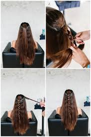 Continue to plait, adding in strands along the way to create your braided headband. The Easiest Mermaid Braid Hair Tutorial The Effortless Chic