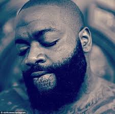 Rick Ross Face Tattoo