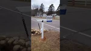 Plowswing snow plow proof mailbox post system how it works you. Winter Proof Plow Proof Mailbox Youtube