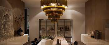 Contemporary Ceiling Lights For A Dining Living Room Miami Design District