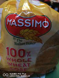 Pastikan anda membeli roti dengan kandungan 100 persen gandum utuh. Massimo 100 Whole Wheat Reviews