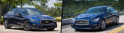 With a dynamic digital suspension and sport brakes, the aptly named sport puts an emphasis on handling and driver engagement. 2019 Infiniti Q50 Vs 2018 Infiniti Q50 Infiniti Of Charlotte