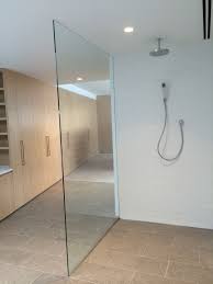 Frameless Impressions Offer A Modern Look With Our Custom Frameless Glass Shower Screens Our Shower Screen Shower Screen Glass Shower Wall Glass Shower Panels