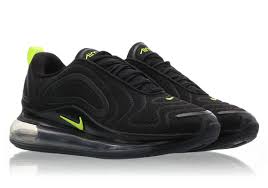 This Black Nike Air Max 720 Features Loud Volt Accents With Images Nike Air Max Nike Mens Nike Air
