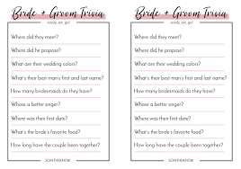 However, if you really want to make it extra sleek and . Basemenstamper Bride And Groom Question Game