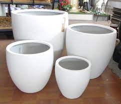 Find the perfect planter for your outdoor space. Montague Egg Lightweight Fibreglass Pots Pots N Pots