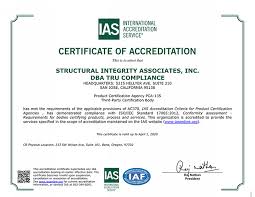 Certificate Of Accreditation Medium Small Tru Compliance