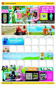 Lego store calendar march 2021. The March 2021 Lego Store Calendar Puts Vidiyo On Center Stage