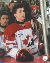 He was the first overall pick in the nhl draft, like 2005 top selection. Ryan Nugent Hopkins Autographed Team Canada 8 X 10 Photo Westcoast Authenticwestcoast Authentic